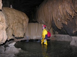 Inside a cave in Meghalaya (Photo: Rainer Hoss)
