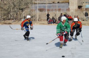 Ice hockey in Ladakh (Photo: courtesy Chozang Namgial)