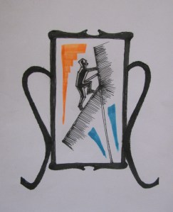 Climber in the big wall mirror (Illustration: Shyam G Menon)