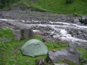 Camped beside the Rupin River (Photo: Suma Rao)