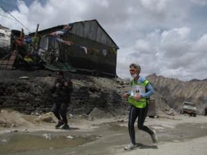 Sharon at Khardung La (Photo: Shyam G Menon)