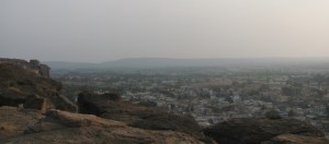 Badami as seen from the top of the adjacent hill (Photo: Shyam G Menon)