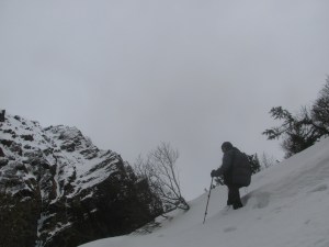 Snow at Sundardunga, March 2014 (Photo: Shyam G Menon) 
