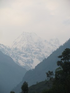 When the haze briefly cleared at Bona (Photo: Shyam G Menon)