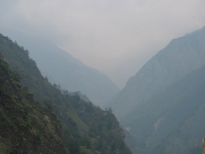 Bona's view; lost to haze again (Photo: Shyam G Menon)