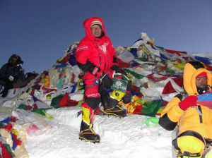 Love Raj on the summit of Everest (Photo: courtesy Love Raj Singh Dharmshaktu)