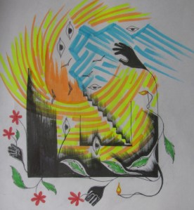 BEST WISHES FOR 2015. Thank you for visiting this blog. Keep dropping by. (Illustration: Shyam G. Menon)