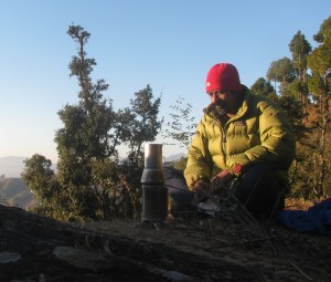 Coffee and Ravi (Photo: Shyam G Menon)