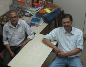 Ravi Kamat and his son Avinash at the shop in Matunga, Mumbai (Photo: Shyam G Menon)