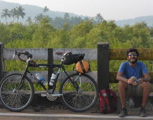 Surly, Ganesh and a day from the trip (Photo: courtesy Ganesh Nayak)