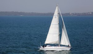 The INSV Mhadei (Photo: courtesy Indian Navy)