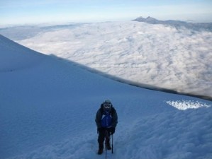 On Cotopaxi (Photo: by arrangement)