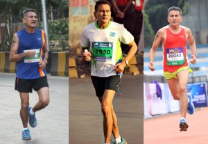 Bhasker running at events in Mumbai and Bengaluru (Photos: courtesy Bhasker)