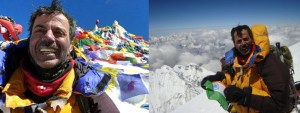 On the summit of Mt Everest (Photos: courtesy Dr Murad Lala; Photo montage: Shyam G Menon)