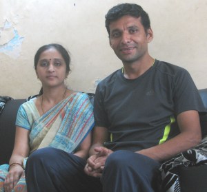 Surekha and Dnyaneshwar (Photo: Shyam G Menon) 