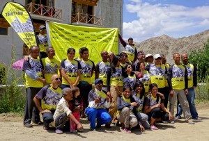 From a previous edition of La Ultra; the crew (Photo: by arrangement)