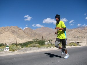 Tsering Stobgais / Khardung La Challenge 2015 (Photo: Shyam G Menon)