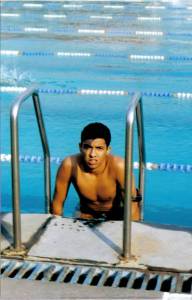 From Kaustubh's early days in the pool (Photo: by arrangement) Kaustubh 