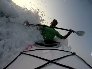 Paddling on Day 12 (Photo: courtesy Kaustubh Khade)