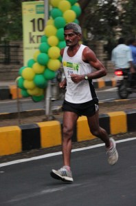 Sabhajeet at the 2015 Vasai-Virar Mayor's Marathon (Photo: by arrangement)