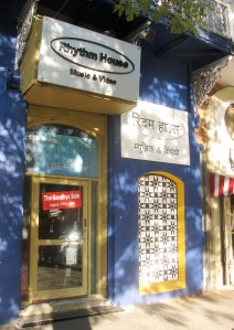 Rhythm House; red board announcing Goodbye Sale (Photo: Shyam G Menon)