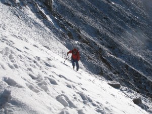 Stanzin on Chamser Kangri (Photo: Shyam G Menon)