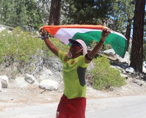 Completing the race (Photo: courtesy Vijayalakshmi Nadar)