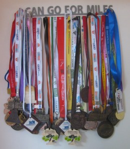 Cdr. Sunil Handa's collection of mementos from the races he participated in (Photo: Shyam G Menon)