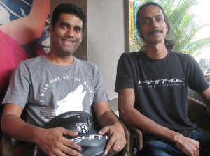 Praveen Prabhakaran (left) and Vinay Menon (Photo: Shyam G Menon)