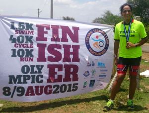 From the 2015 Chennai Triathlon