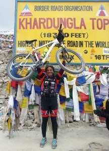 From a cycling trip to Khardung La in Ladakh 