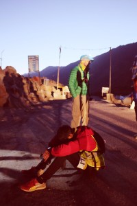 Kieren after the DNF (Did Not Finish) at the 2014 La Ultra The High (Photo: courtesy La Ultra The High)
