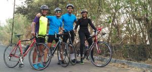 On the Kharghar Hill road (Photo: courtesy the Gaikwads)